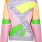 Love Moschino Multicolor Varia Women Sweater/40/Multicolor