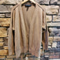 French Connection Textured Wool Blend Belted Cardigan - /Beige - S