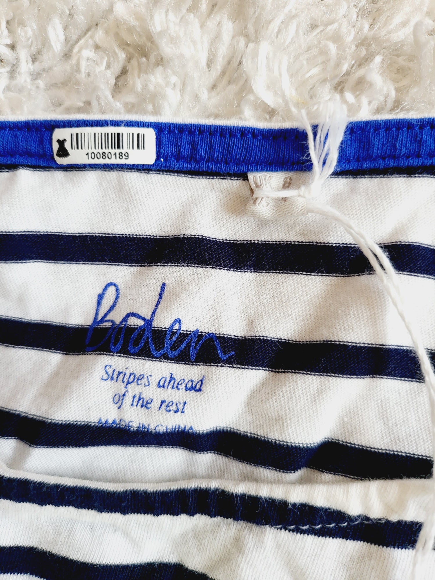 Boden Long Sleeve Breton Size 4