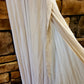 Tart Open Shoulder V-Neck Draped Maxi Dress - /White - M