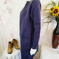 Boden Long Alpaca Blend Cardigan - /Navy Multi - S