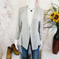 Tart 3/4 Ruched Sleeve Blazer - /Gray - L