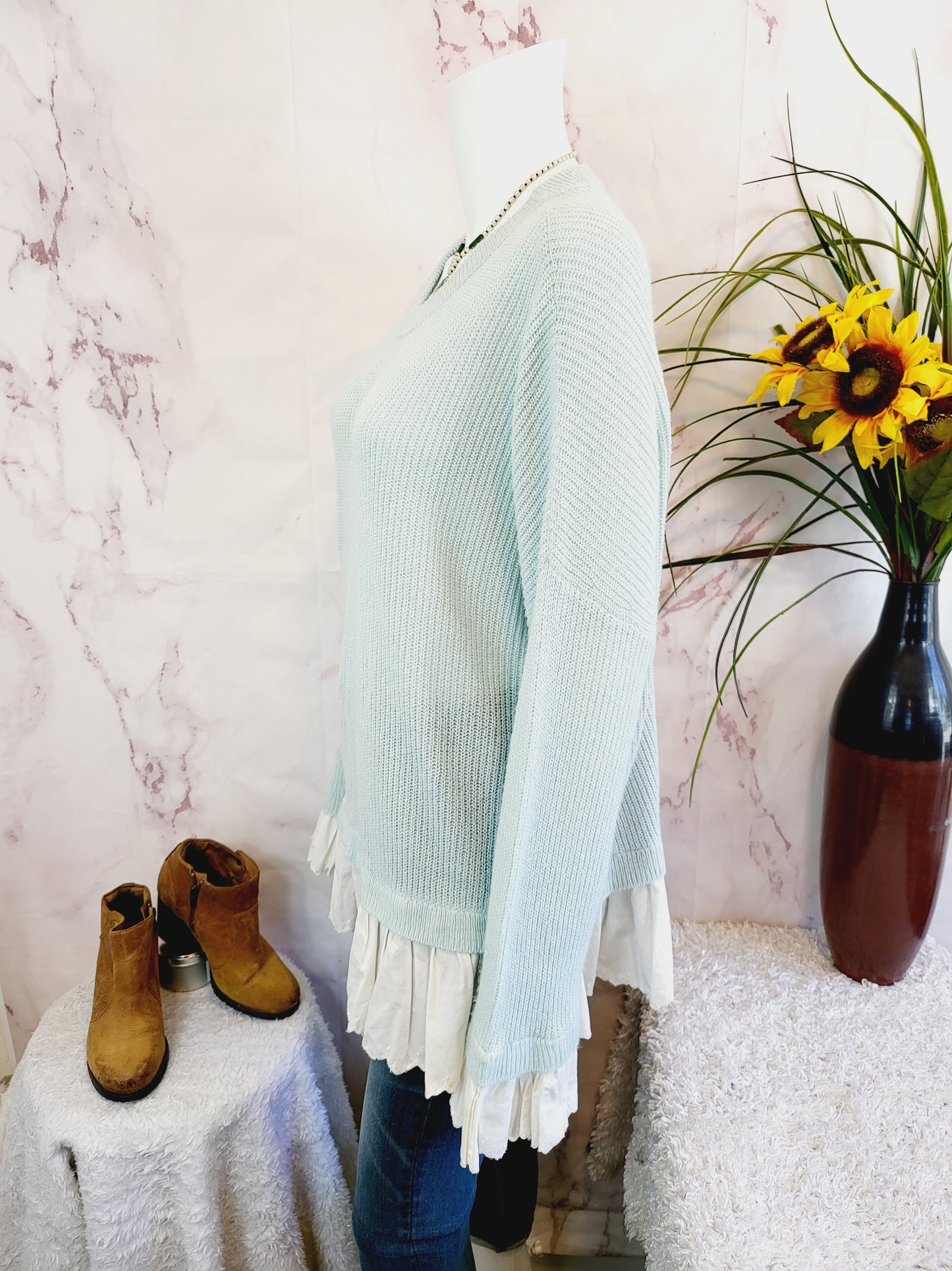 Boden Long Sleeve Catherine Sweater - /Green Multi - 14