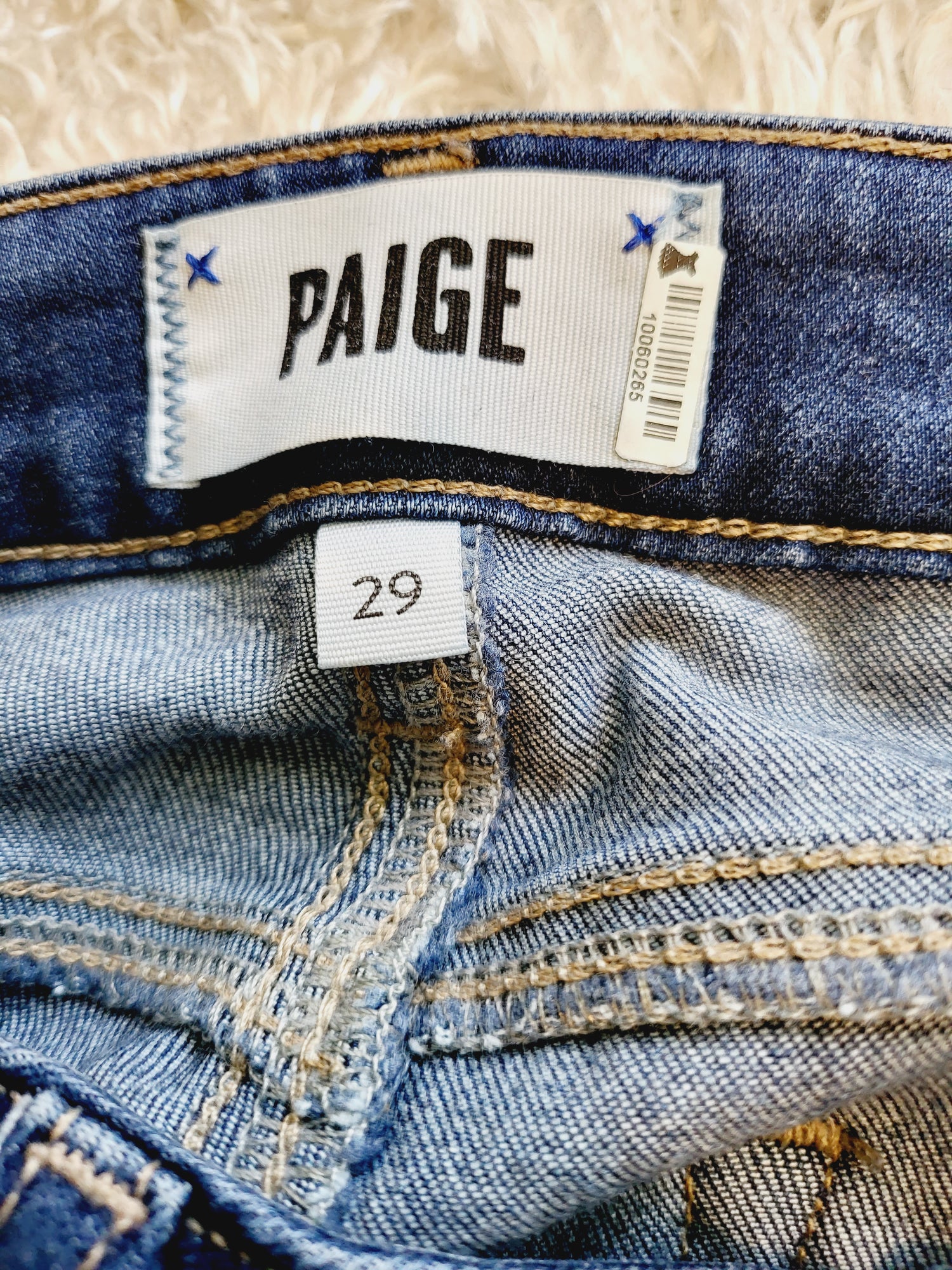 Paige Brigitte Skinny Ankle Jeans - /Blue - 29