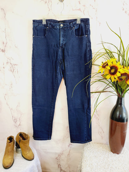 Universal Standard Marne Bootcut Jeans - /Blue - 16