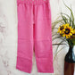 Southern Tide Elastic Waist Linen Pants - /Pink - S