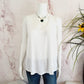 BCBGMAXAZRIA size XL ivory top