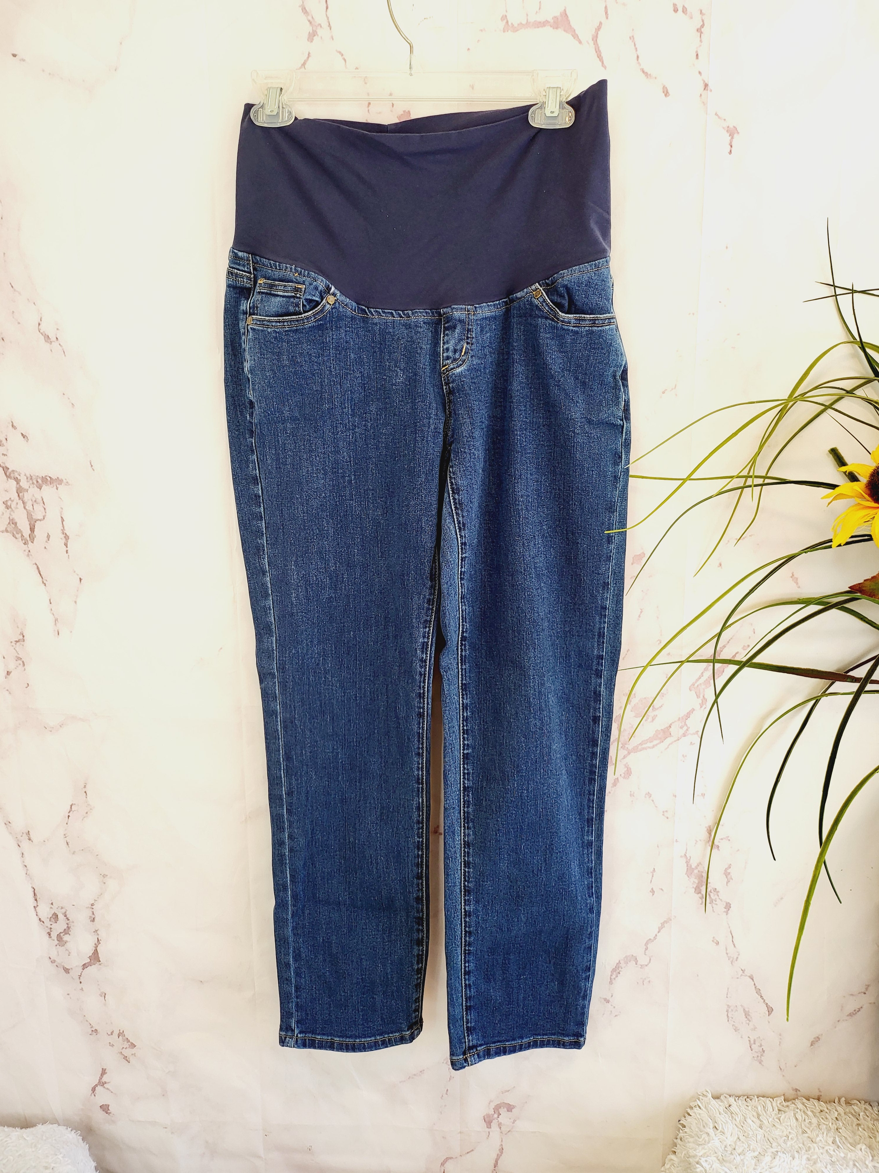 Soon Maternity Heavenly Overbelly Skinny Jeans - /Blue