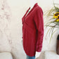 Soon Maternity Riley V-Neck Maternity Sweater - /Red