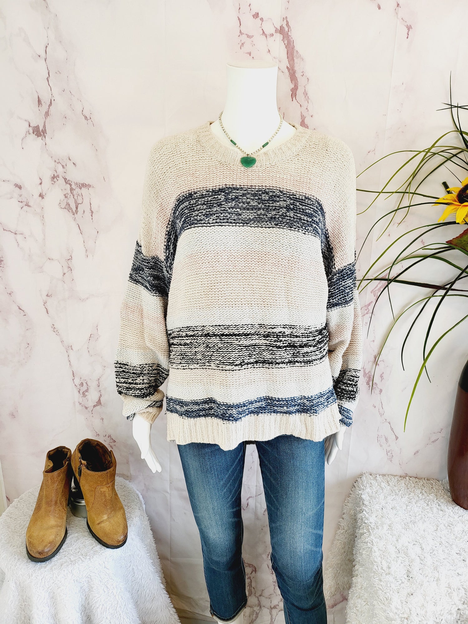 Joie Long Sleeve Knitted Sweater