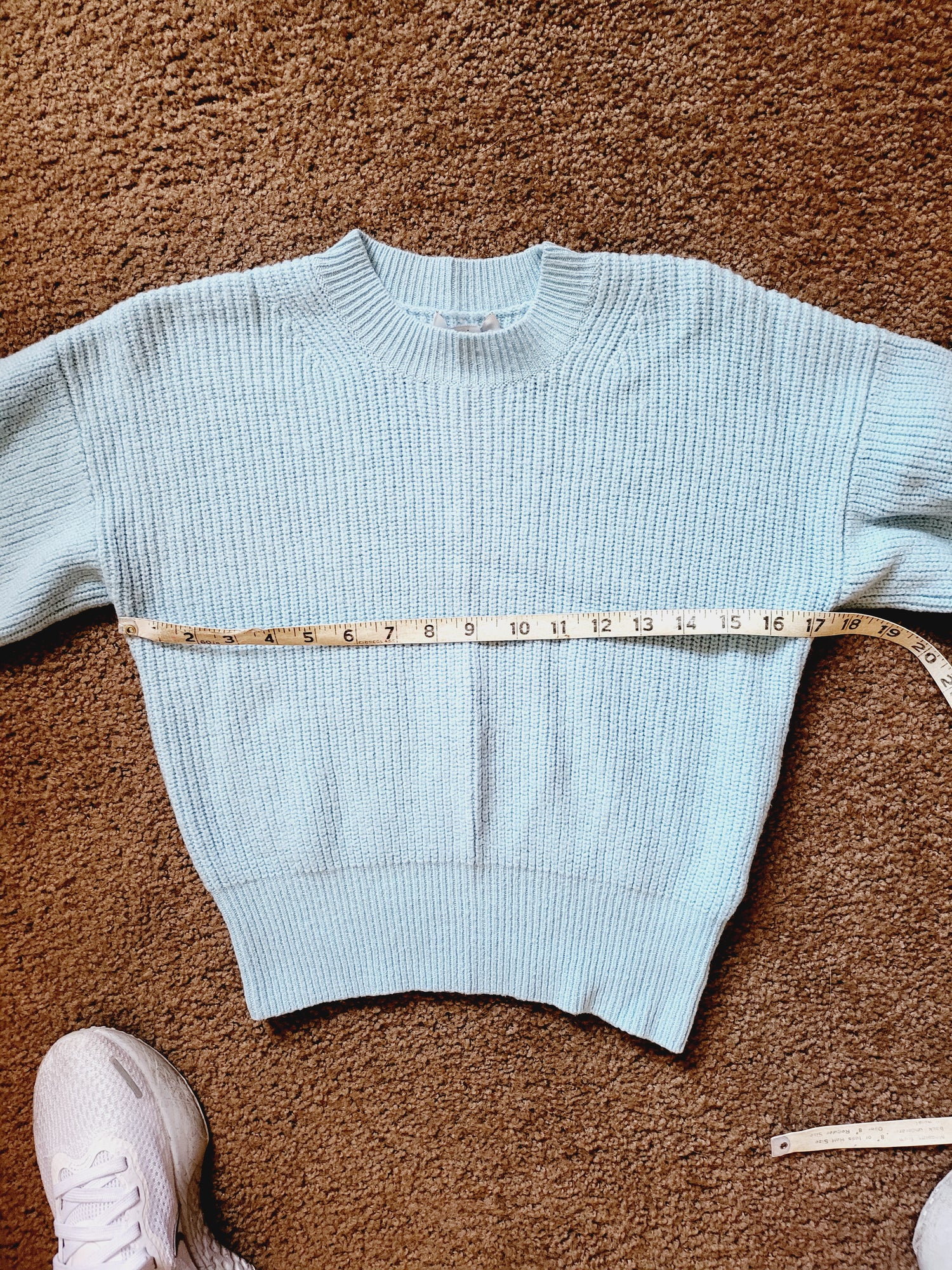 Joie Cropped Wool Sweater - /Blue