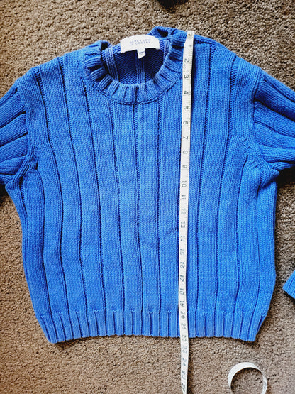 Derek Lam 10 Crosby Ribbed Long Sleeve Sweater