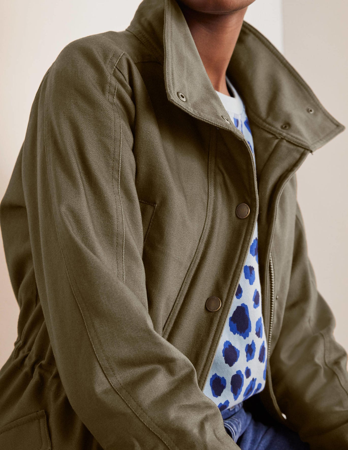 Boden Kentwell Parka Detachable Collar Coat - /Green - 8