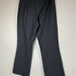 Stella McCartney Silk Cuff Wide Leg Pants - Black - 4