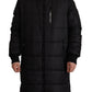 Dolce & Gabbana Elegant Black Hooded Parka Winter Jacket/IT46 | S/Black