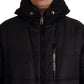 Dolce & Gabbana Elegant Black Hooded Parka Winter Jacket/IT46 | S/Black