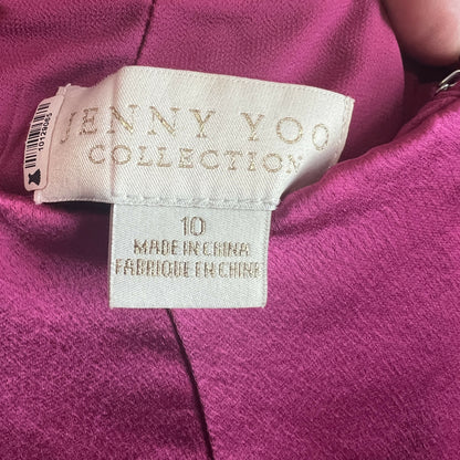 Jenny Yoo Kendra Sleeveless Halter Neck Gowns Pink/Size 10
