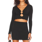 Revolve Black Long Sleeve Heart Set