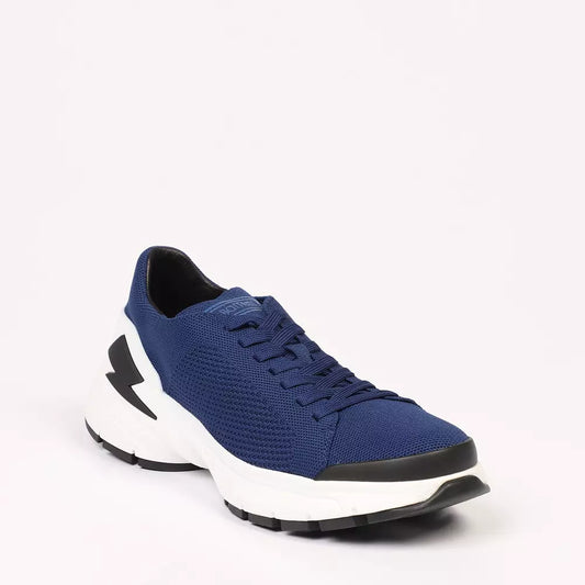 Neil Barrett Neil Barrett Blue Textile Men Sneaker/EU41/US8/Blue