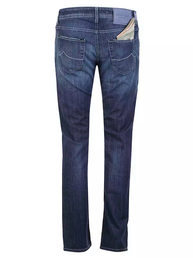 Jacob Cohen Elegant Light Blue Stretch Jeans/W40/Blue