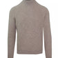 Malo Diamond Stitch Wool Cashmere Turtleneck/XXL/Beige