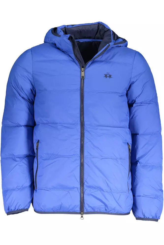 La Martina La Martina Elite Blue Jacket with Detachable Hood/XXL/Blue