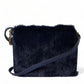 Dolce & Gabbana Dolce & Gabbana Exquisite Blue Mink Fur Shoulder Bag/Blue