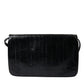 Dolce & Gabbana Dolce & Gabbana Elegant Eelskin Leather Shoulder Bag/Black