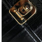 Dolce & Gabbana Dolce & Gabbana Elegant Eelskin Leather Shoulder Bag/Black