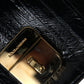 Dolce & Gabbana Dolce & Gabbana Elegant Eelskin Leather Shoulder Bag/Black