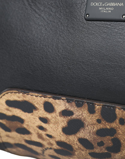 Dolce &amp; Gabbana Dolce &amp; Gabbana Exotic Leather Leopard Belt Bag/Multicolor