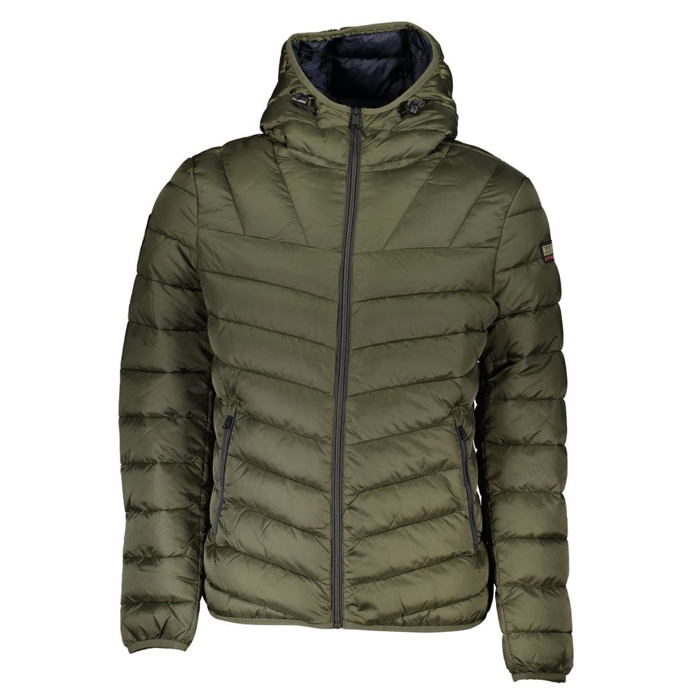 Napapijri Napapijri Green Polyamide Men Jacket/M/Green