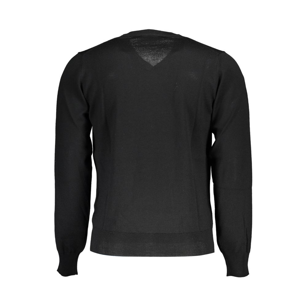 K-WAY K-WAY V-Neck Woolen Masterpiece Sweater/S/Black