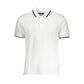 K-WAY Chic White Contrast Detail Polo Shirt/L/White