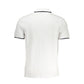 K-WAY Chic White Contrast Detail Polo Shirt/L/White