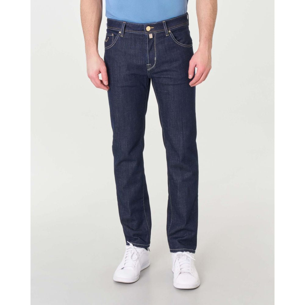 Jacob Cohen Blue Cotton Jeans &amp; Pant/W33/Blue