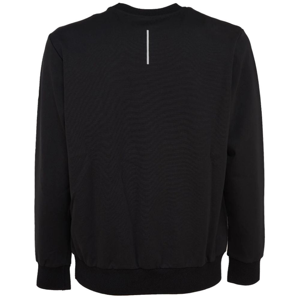 People Of Shibuya People Of Shibuya Chic Technical Fabric Crewneck Sweatshirt/IT48 | M/Black