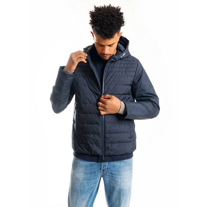 People Of Shibuya Sumptuous Blue Hooded Technical Jacket/IT56 | 3XL/Blue