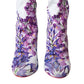 Dolce & Gabbana Dolce & Gabbana White Floral Jersey Stretch Boots Shoes/EU39/US8.5/White