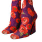 Dolce & Gabbana Dolce & Gabbana Purple Floral Jersey Stretch Boots Shoes/EU39/US8.5