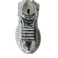 Dolce & Gabbana Dolce & Gabbana Silver Leather Super Queen Sneakers Shoes/EU37/US6.5/Silver