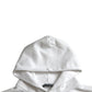 Balenciaga Balenciaga White Cotton Logo Hooded Pullover Sweatshirt Sweater/L/White