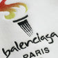 Balenciaga Balenciaga White Cotton Logo Hooded Pullover Sweatshirt Sweater/L/White