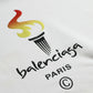 Balenciaga Balenciaga White Cotton Logo Hooded Pullover Sweatshirt Sweater/L/White