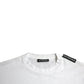 Balenciaga Balenciaga Off White Cotton Jersey Round Neck T-shirt/S/Off White