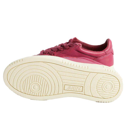 Autry Fuchsia Leather Di Capra Sneaker/EU38/US8/Fuchsia