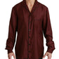 Dolce & Gabbana Dolce & Gabbana Black Red Zigzag Pattern Casual Shirt/IT39 | S/Black