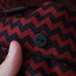 Dolce & Gabbana Dolce & Gabbana Black Red Zigzag Pattern Casual Shirt/IT39 | S/Black