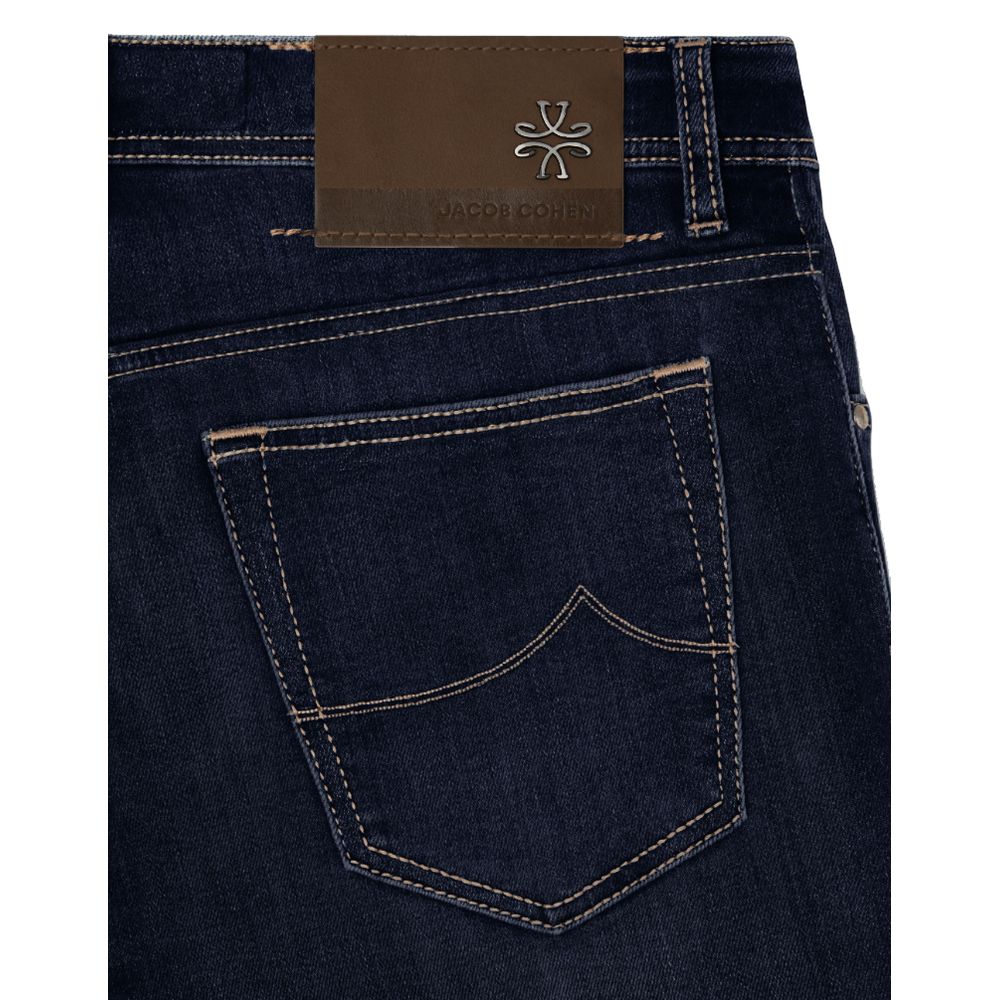 Jacob Cohen Blue Cotton Jeans &amp; Pant/W32/Blue