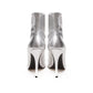 Giuseppe Zanotti Silver Leather Boot/EU38/US8/Silver